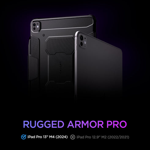 Spigen iPad Pro 13" M4 Case Rugged Armor Pro
